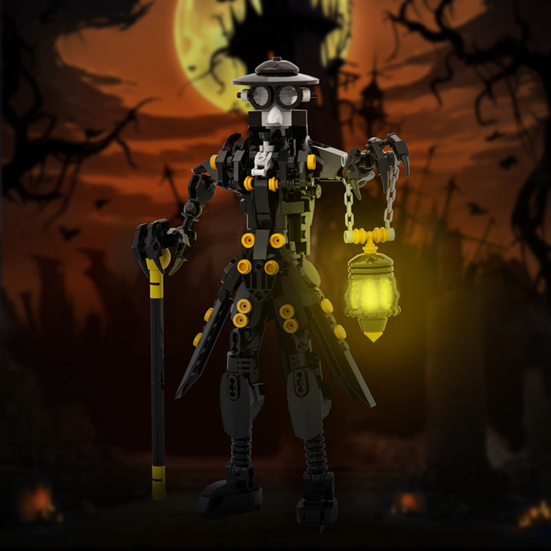 Plague Doctor Figure MOC Building Kit | LEGO-Compatible MOC - 3