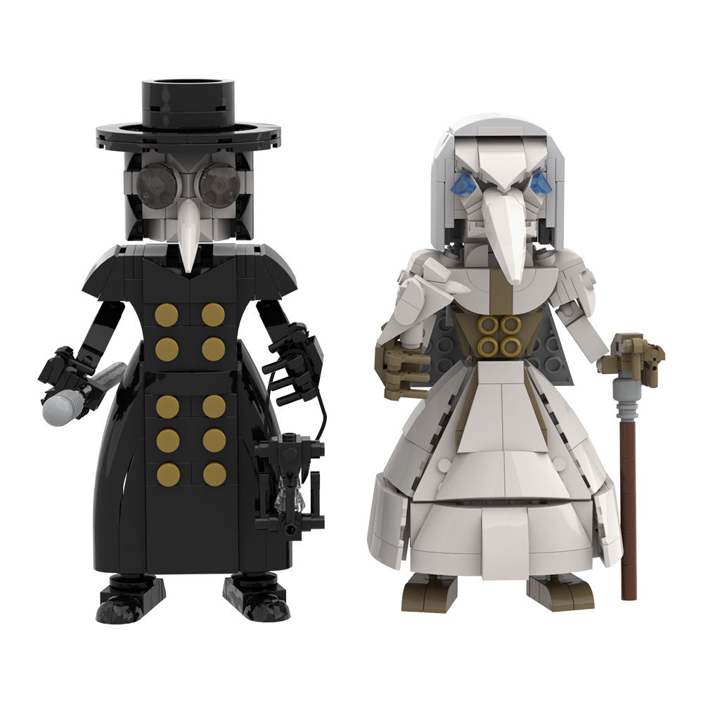 Plague Doctor Figure MOC Building Kit | LEGO-Compatible MOC - 7