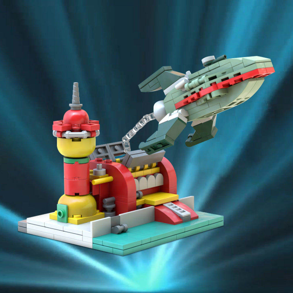 planet express building & planet express building set | futurama | moc-174382 - 1