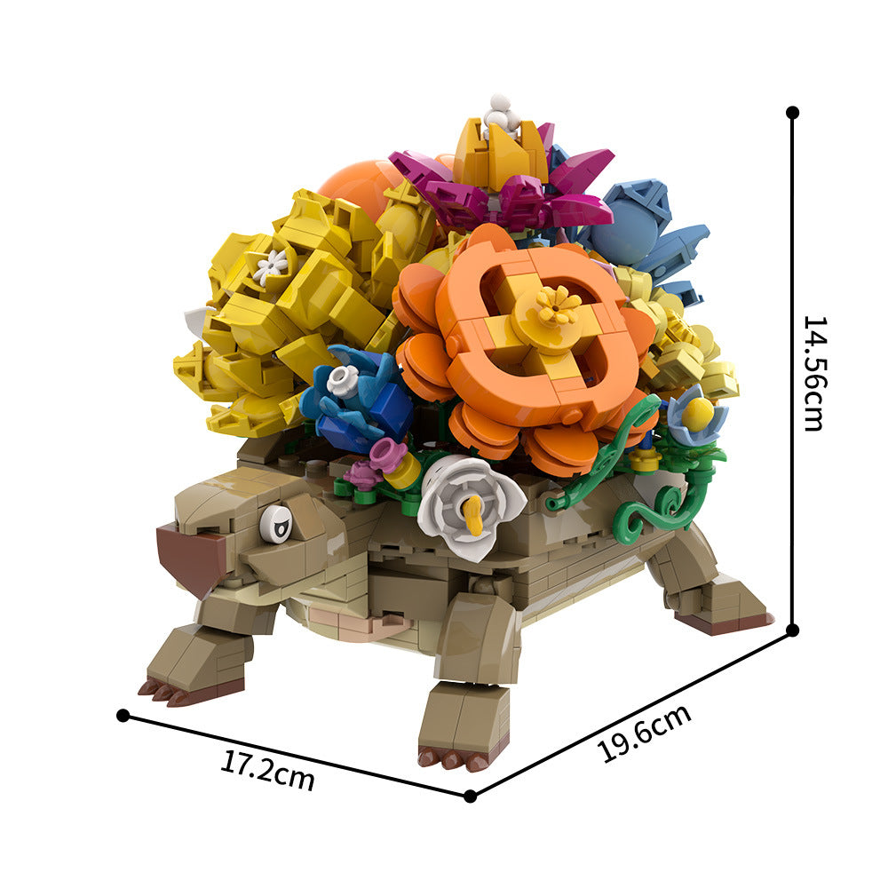 planter flower building set | lego compatible - 3