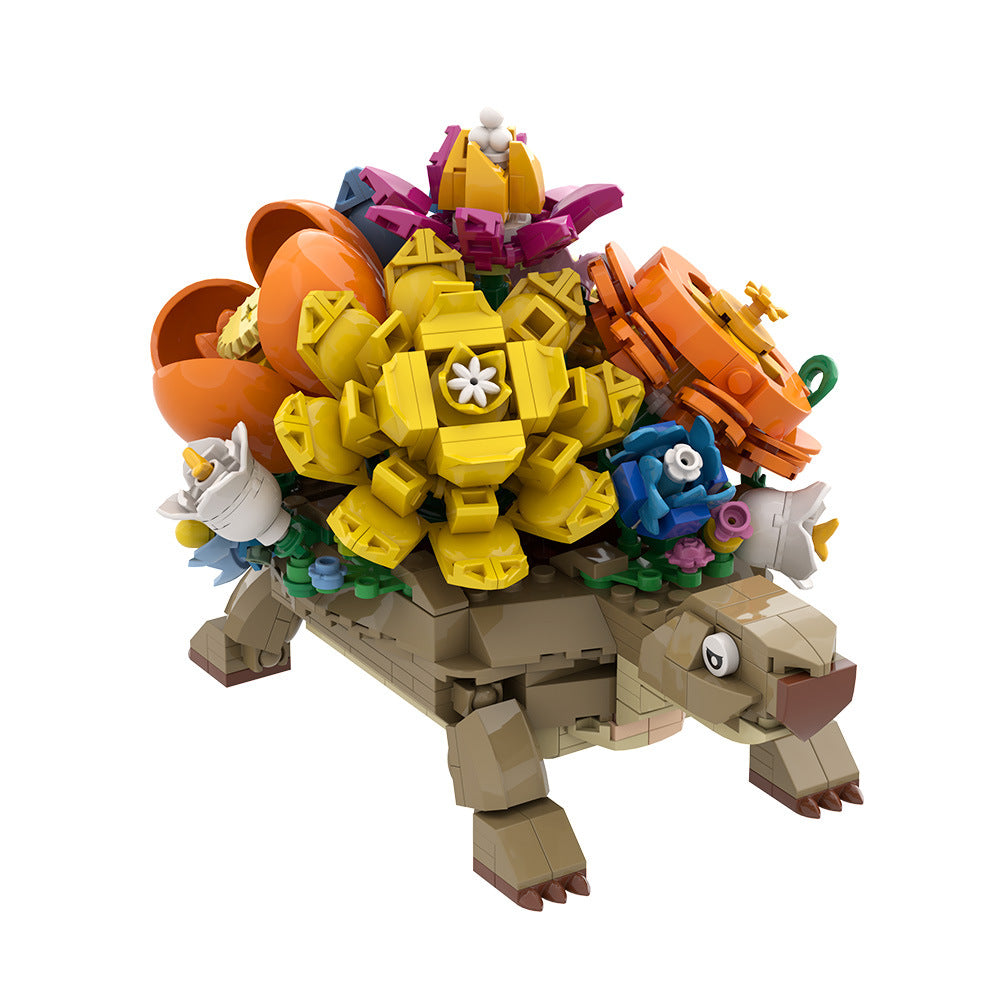 planter flower building set | lego compatible - 4