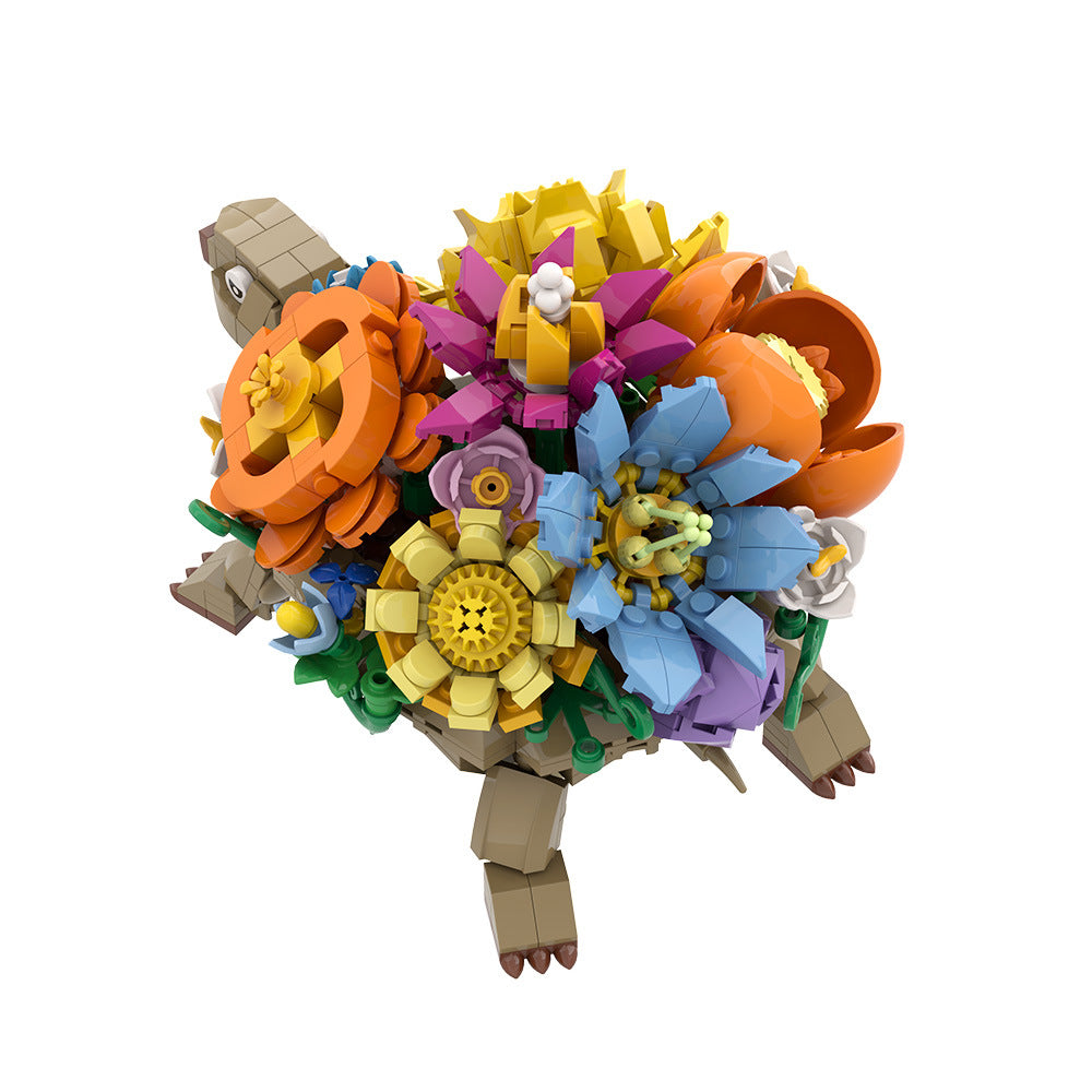 planter flower building set | lego compatible - 5