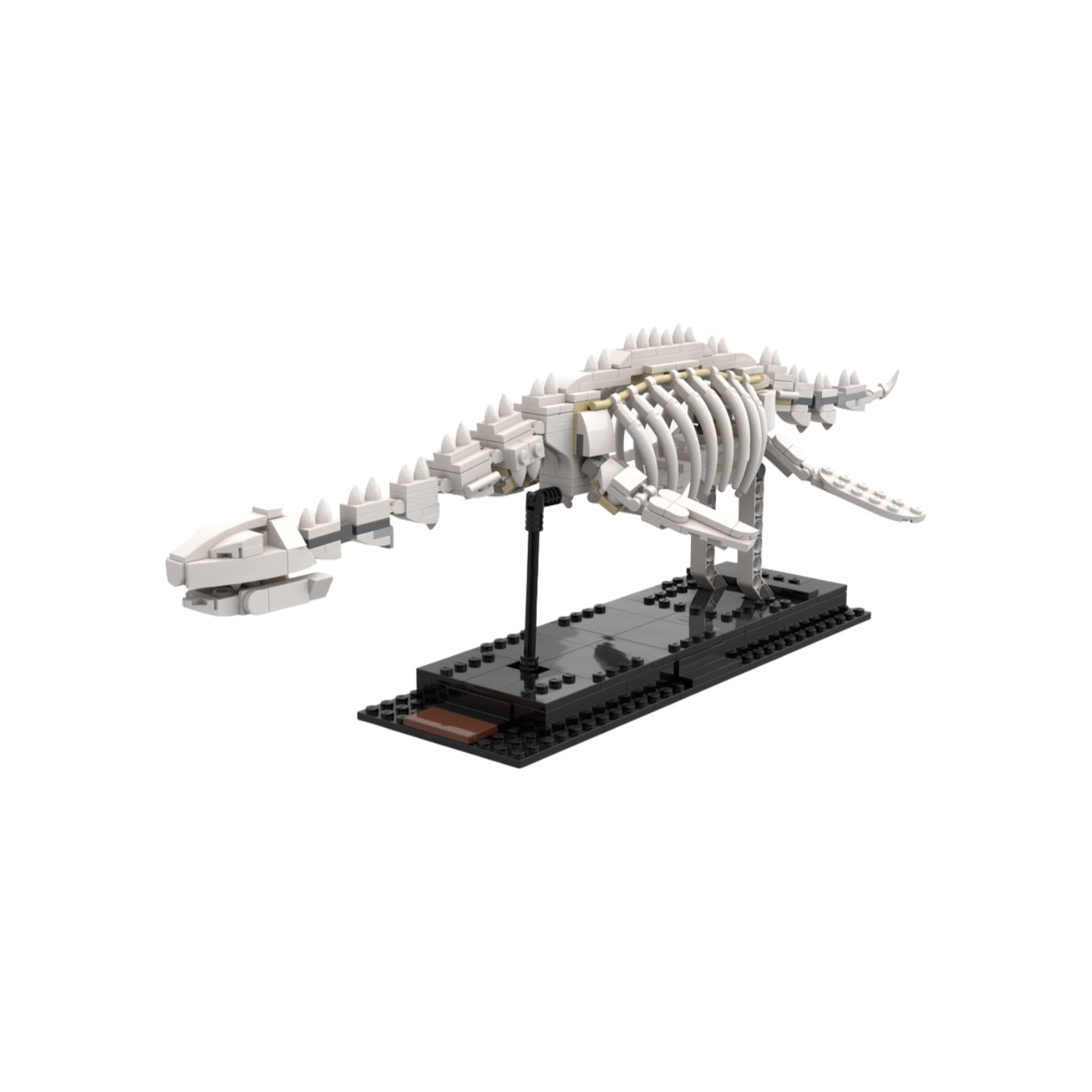 plesiosaurus and an armoured fish fossils building set | moc-43223 - 3