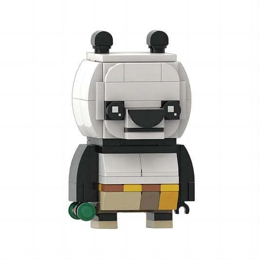 po brickheadz building kit | kung fu panda | moc-178343 - 1