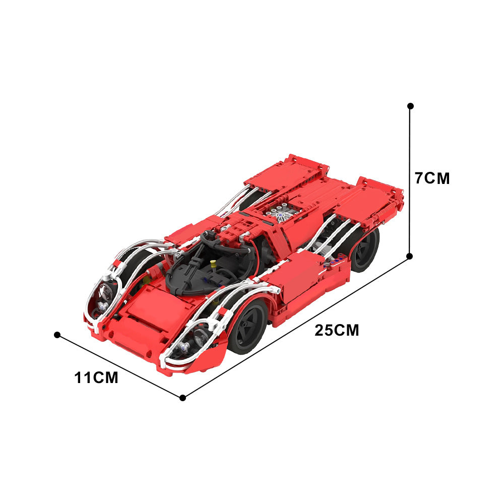 porsche 917k no.23 car building set | moc-32980 - 4