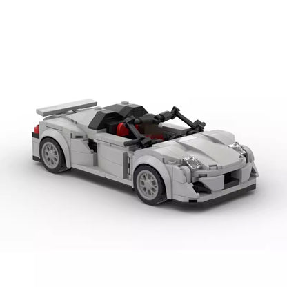 porsche 918 spyder 8 studs wide building set - 3