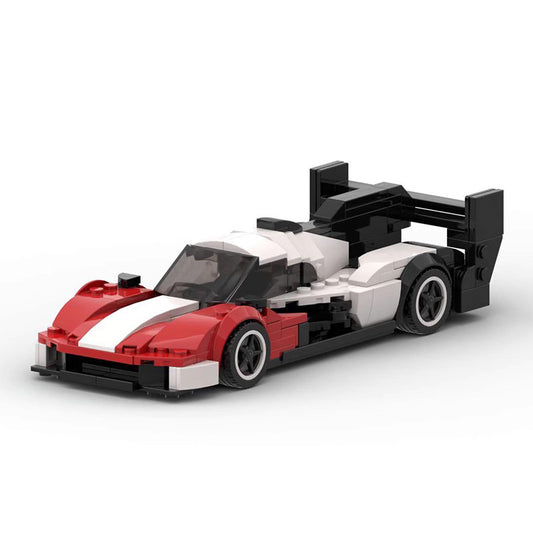 porsche 963 building set | 301 pcs lego compatible moc - 1