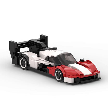 porsche 963 building set | 301 pcs lego compatible moc - 2