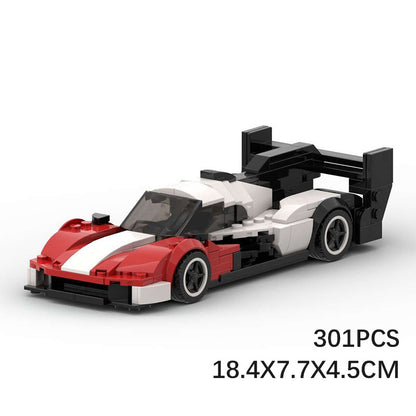 porsche 963 building set | 301 pcs lego compatible moc - 6