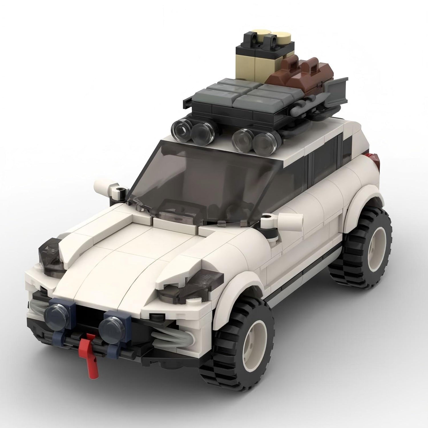 porsche cayenne 957 overland building set | moc-150552 - 5