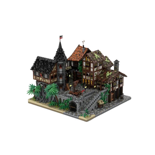 Port Sauvage Gallows Hill Building Kit | LEGO-Compatible MOC - 1