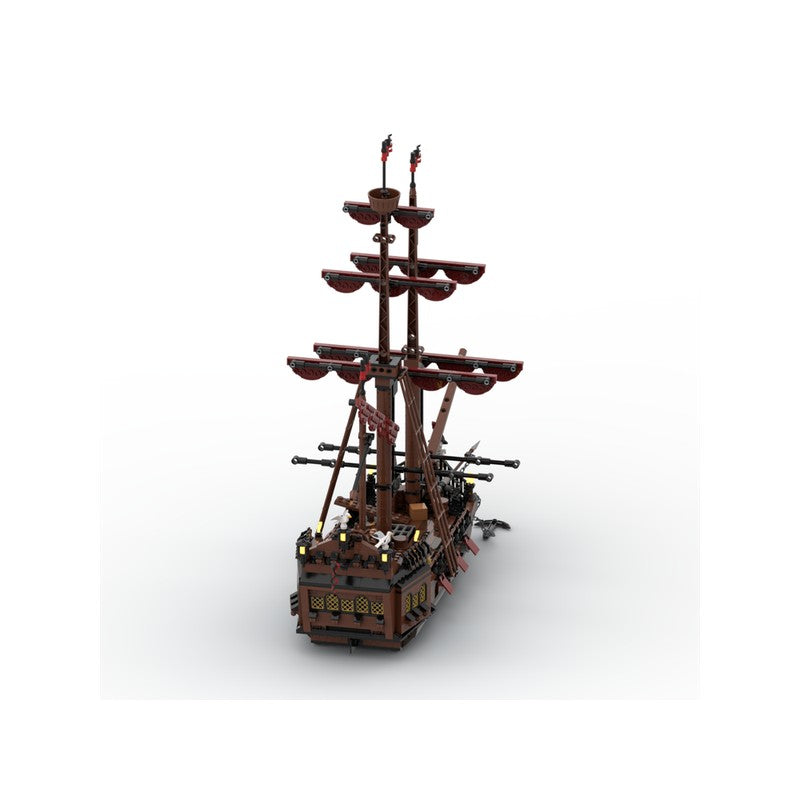 Port Sauvage: Loup de Mer Pirate Ship Building Kit | LEGO-Compatible MOC - 4
