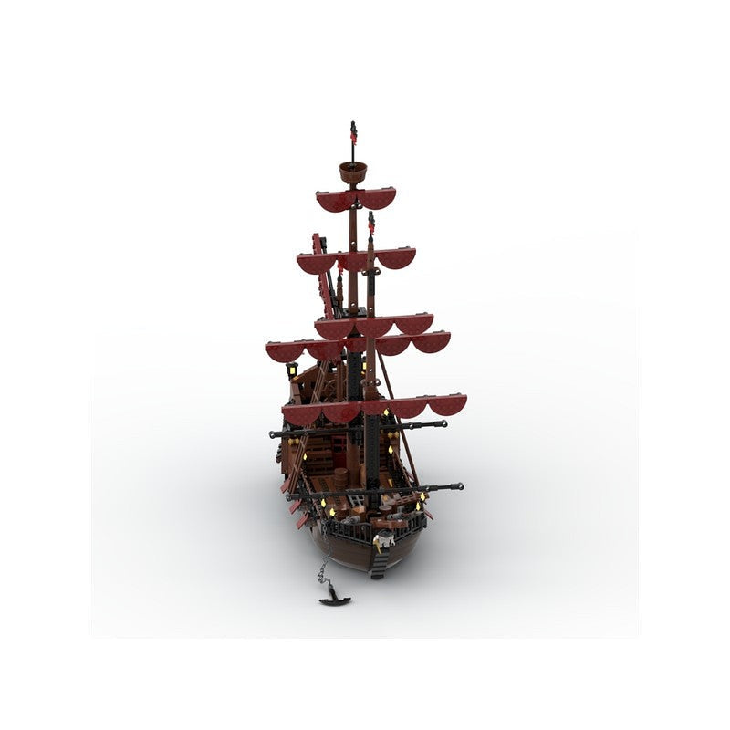 Port Sauvage Loup de Mer Pirate Ship MOC Building Kit | Fantasy Vessel - 3