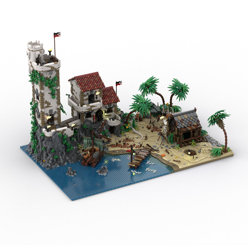 Port Sauvage The Cursed Beach Building Kit | LEGO-Compatible MOC - 1