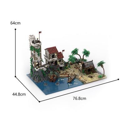 Port Sauvage The Cursed Beach Building Kit | LEGO-Compatible MOC - 7