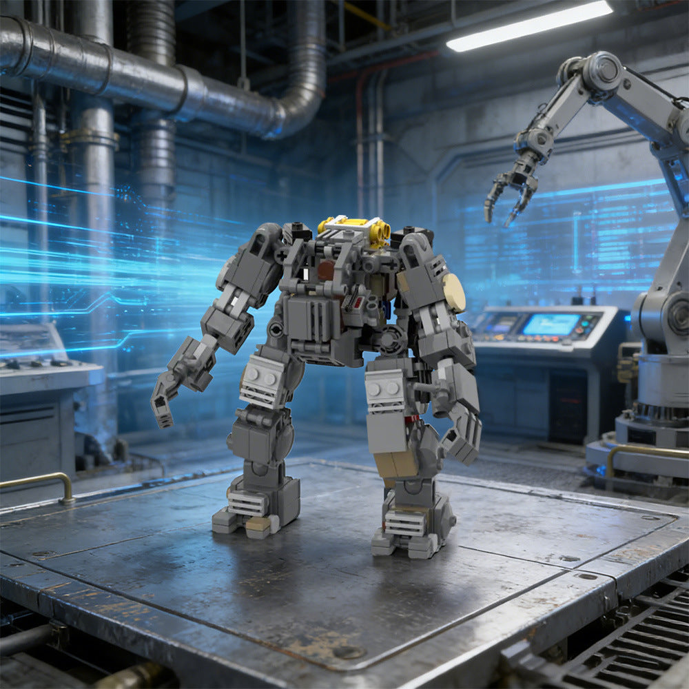 post-apocalypse survivor mech building kit | moc-235811 - 1