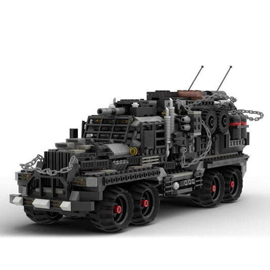 Post-Apocalyptic 8x8 Armored Truck Building Kit | LEGO-Compatible MOC - 1