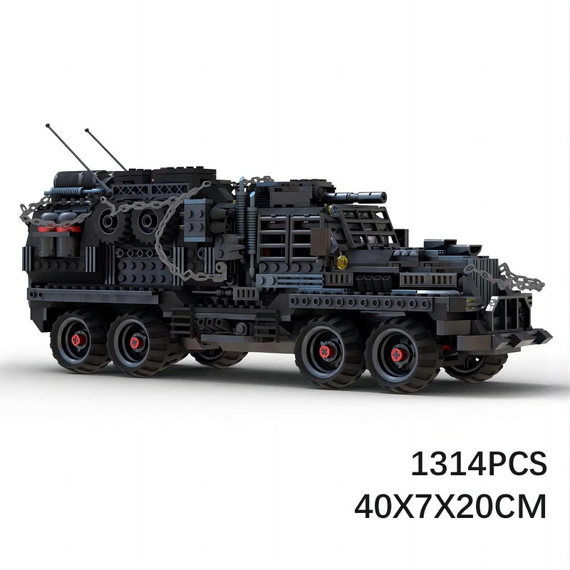 Post-Apocalyptic 8x8 Armored Truck Building Kit | LEGO-Compatible MOC - 6