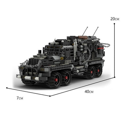 Post-Apocalyptic 8x8 Armored Truck MOC Building Kit - 4