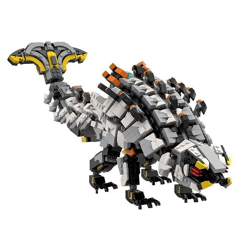 Post-Apocalyptic Armored Roller Beast MOC Building Kit - 2