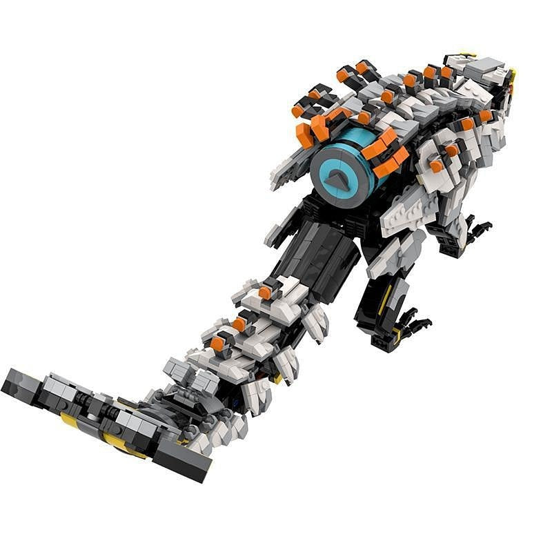 Post-Apocalyptic Armored Roller Beast MOC Building Kit - 3