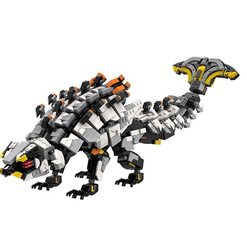 Post-Apocalyptic Armored Roller Beast MOC Building Kit - 6