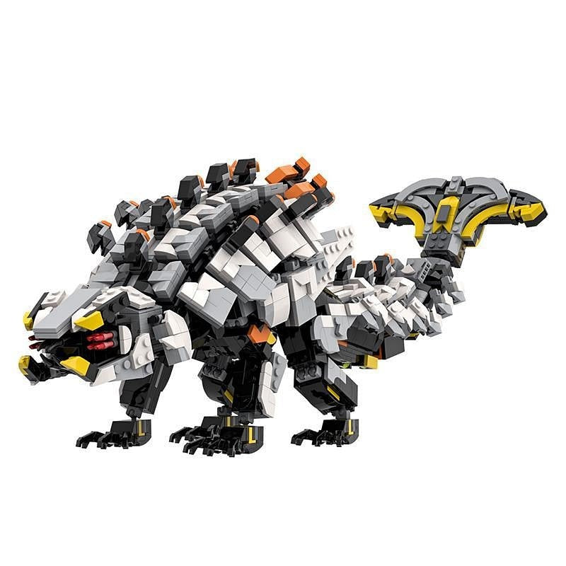Post-Apocalyptic Armored Roller Beast MOC Building Kit - 7