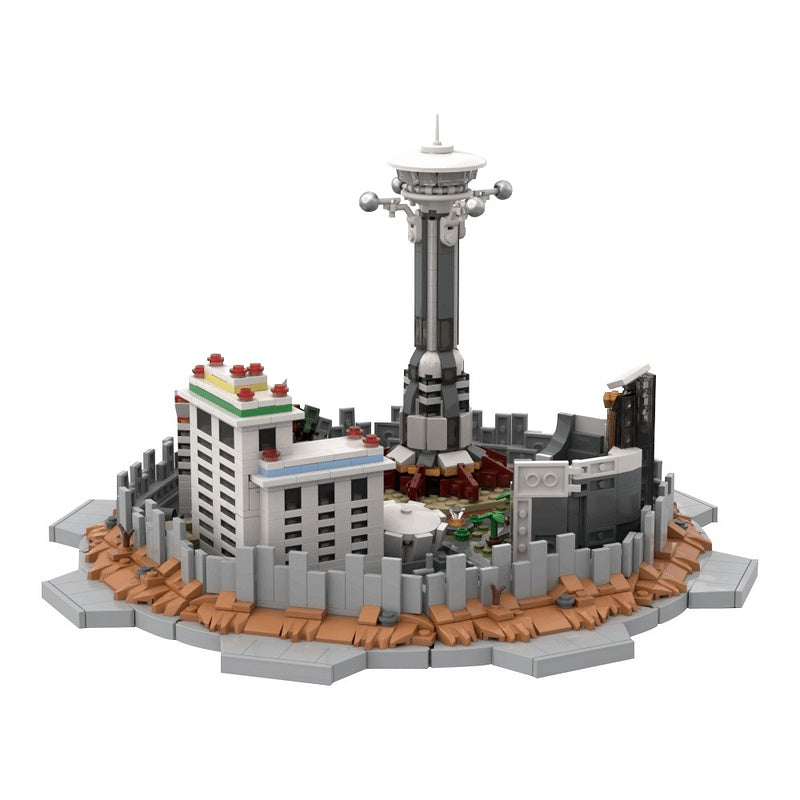 Post-Apocalyptic Casino Strip Skyline Building Kit | LEGO-Compatible MOC - 5