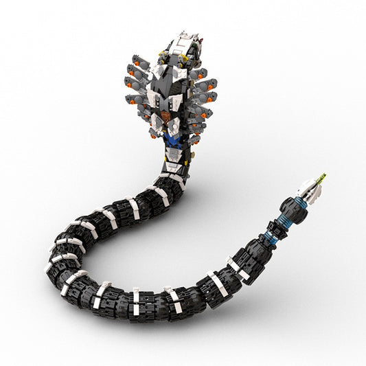 Post-Apocalyptic Cobra Snake Combat Machine Building Kit | LEGO-Compatible MOC - 1