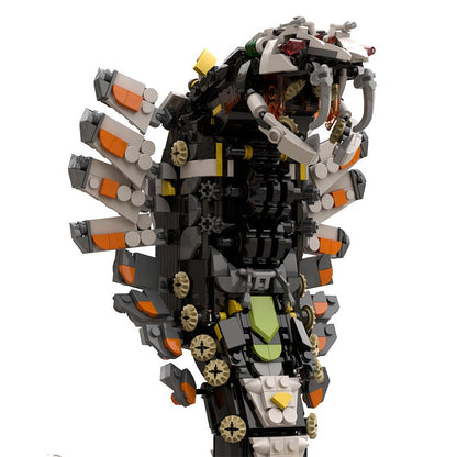 Post-Apocalyptic Cobra Snake Combat Machine Building Kit | LEGO-Compatible MOC - 3