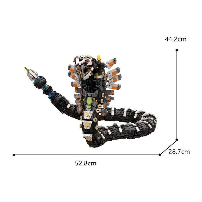 Post-Apocalyptic Cobra Snake Combat Machine Building Kit | LEGO-Compatible MOC - 4