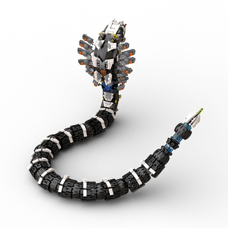 Post-Apocalyptic Cobra Snake Combat Machine Building Kit | LEGO-Compatible MOC - 6