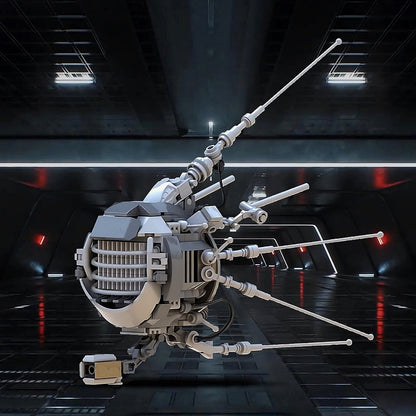 Post-Apocalyptic Eyebot Drone Robot MOC Building Kit | Sci-Fi Figure Model - 2