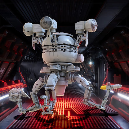 Post-Apocalyptic Floating Butler Robot MOC Building Kit | Robot Figure Model - 2