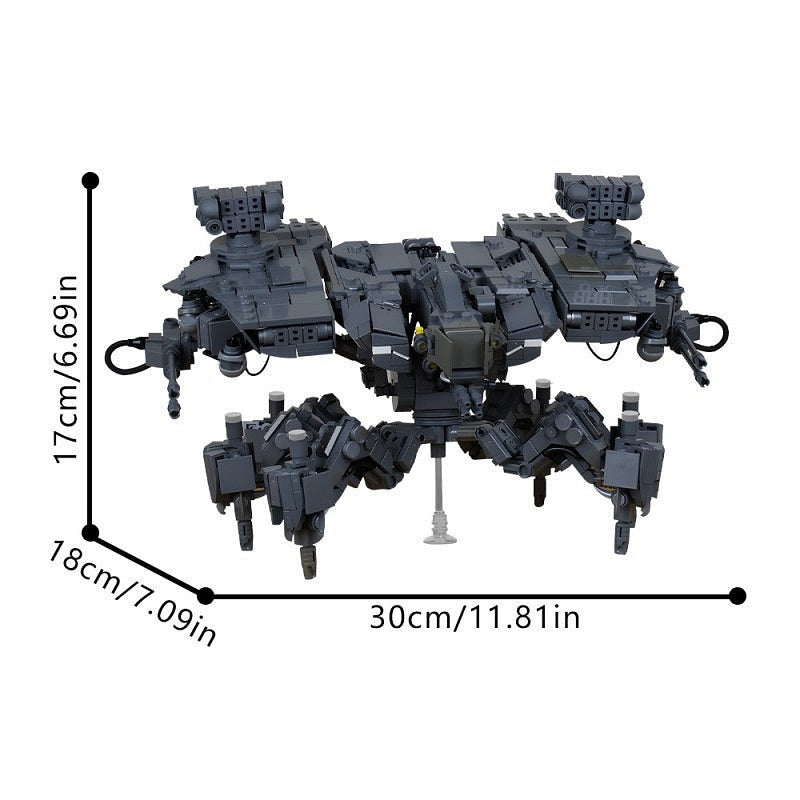 Post-Apocalyptic Heavy Firepower Machine MOC Building Kit - 2