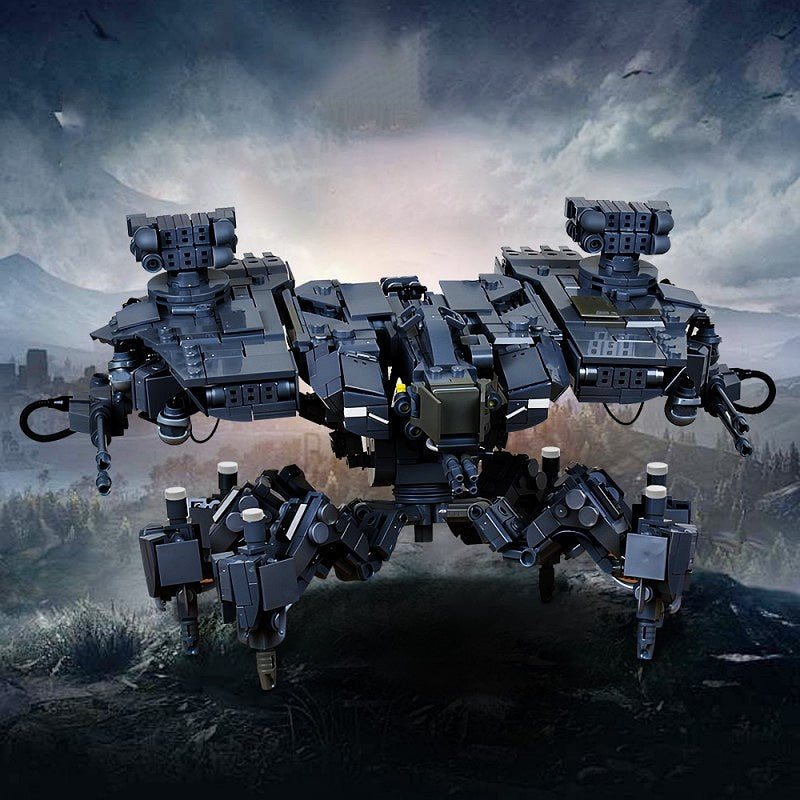 Post-Apocalyptic Heavy Firepower Machine MOC Building Kit - 4