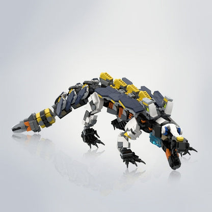 Post-Apocalyptic Mechanical Crocodile Beast MOC Building Kit - 2