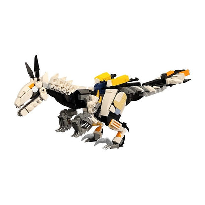 Post-Apocalyptic Mechanical Raptor Dinosaur MOC Building Kit - 2