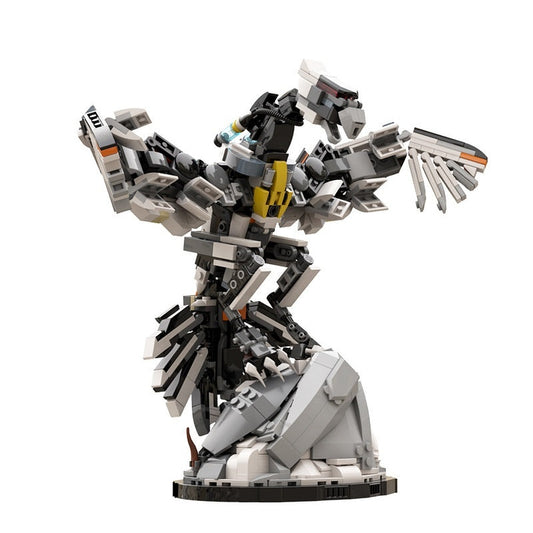 Post-Apocalyptic Mechanical Storm Bird MOC Mecha Building Kit - 1