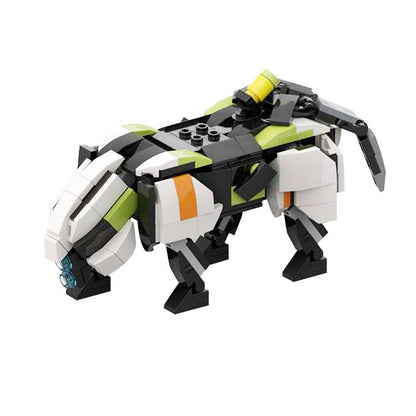Post-Apocalyptic Mechanical Strider MOC Mecha Building Kit - 3