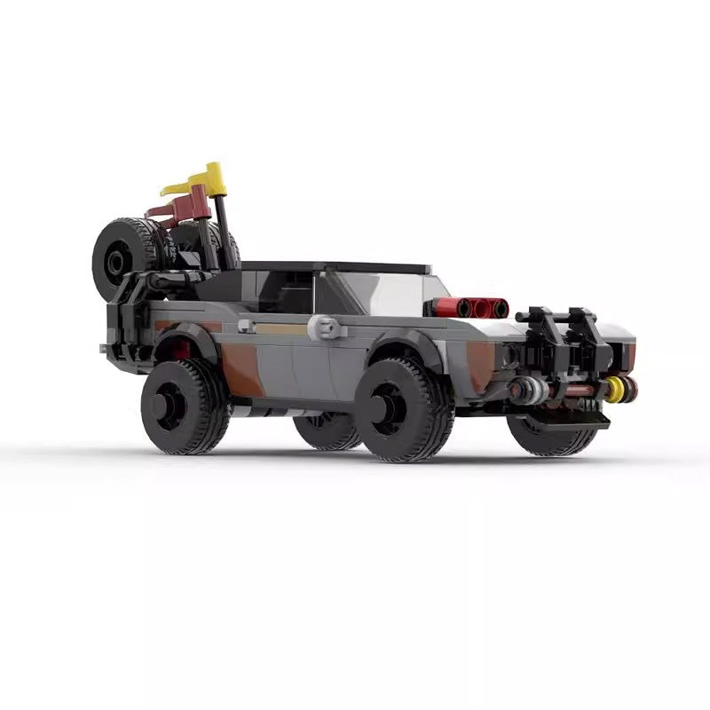 Post-Apocalyptic Muscle Car Building Kit | Wasteland LEGO-Compatible MOC - 2