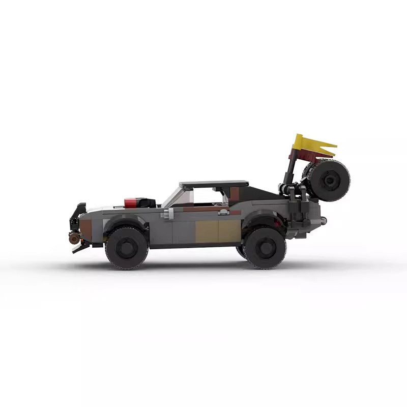 Post-Apocalyptic Muscle Car Building Kit | Wasteland LEGO-Compatible MOC - 3