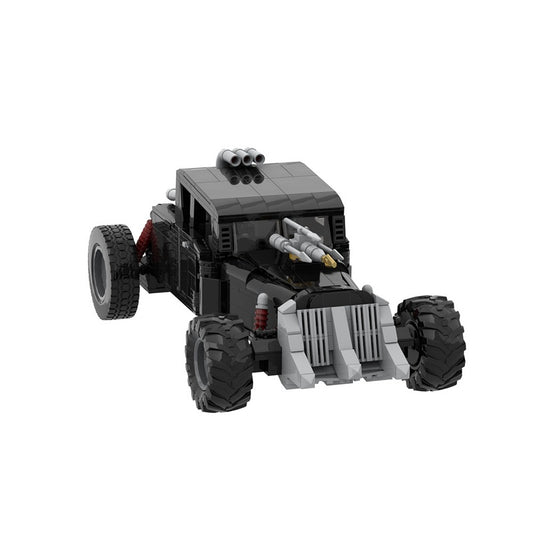 Post-Apocalyptic Off-Road Hot Rod MOC Building Kit - 1