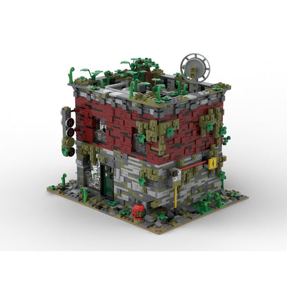 Post-Apocalyptic Overgrown Store MOC Building Kit - 4