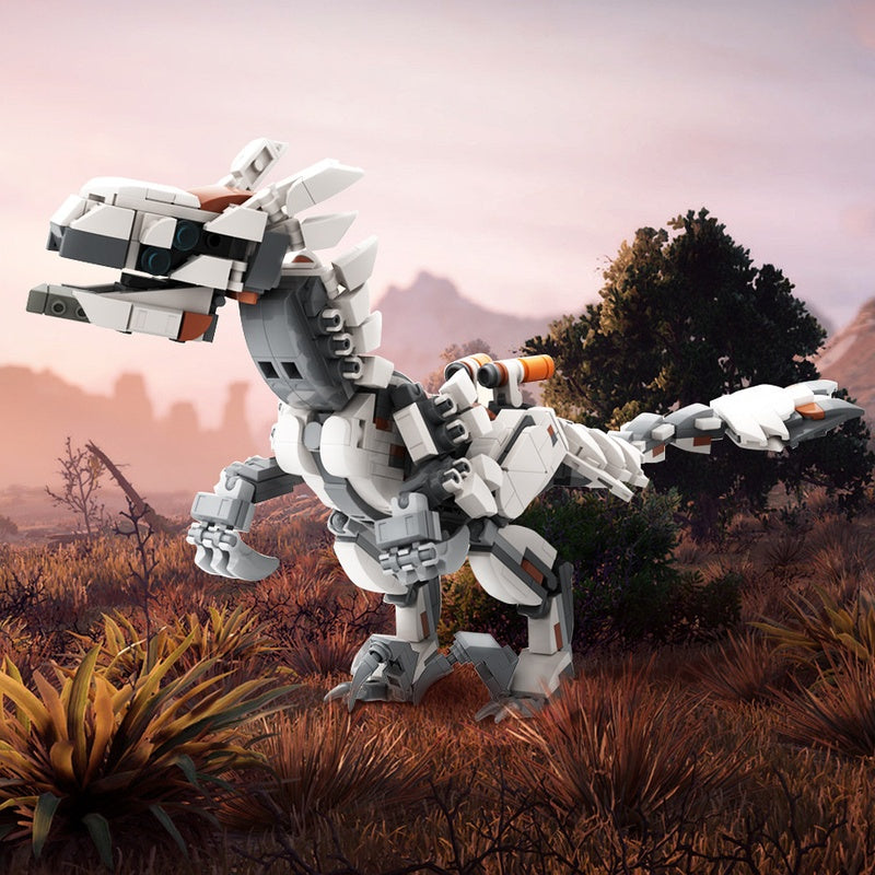 Post-Apocalyptic Raptor Mecha Building Kit | LEGO-Compatible MOC - 1