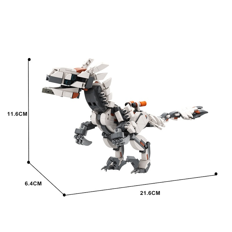 Post-Apocalyptic Raptor Mecha Building Kit | LEGO-Compatible MOC - 4