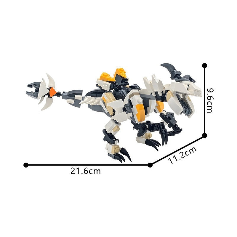 Post-Apocalyptic Robotic Raptor Mech MOC Building Kit - 3