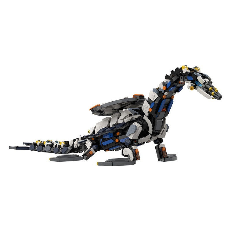 Post-Apocalyptic Sea Monster Machine MOC Building Kit - 1