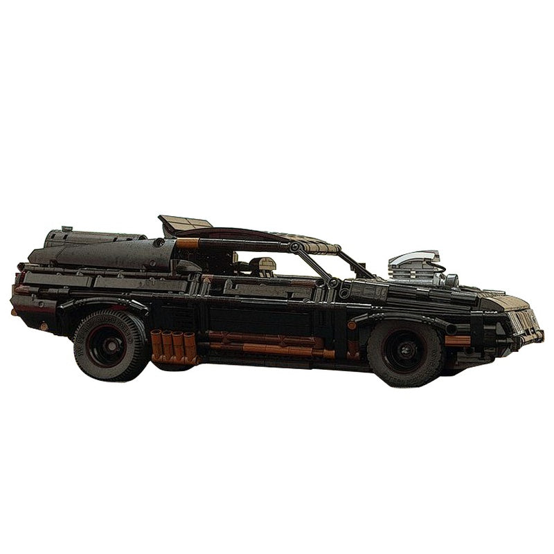 Post-Apocalyptic V8 Interceptor Car Building Kit | LEGO-Compatible MOC - 2
