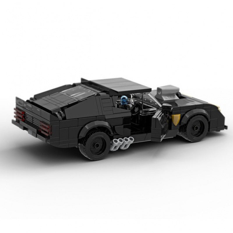 Post-Apocalyptic V8 Interceptor Muscle Car Building Kit | LEGO-Compatible MOC - 2